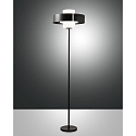 Luminaria de pedestal LOTO E27 IP20, negro regulable