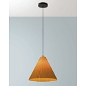 Luminaria colgante CONE E27 IP20, negro, blanco
