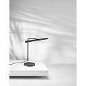 Fabas Luce Luminaria de mesa BEBA IP20, antracita regulable