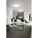 Fabas Luce Luminaria de techo ISY � 55CM CCT Switch, con anillo decorativo, con espaciador IP20, blanco regulable