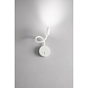 Fabas Luce Luminaria de pared FLUX con brazo flexible IP20, negro