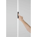 Fabas Luce floor lamp FIZZ CCT Switch, direct / indirect, with touch dimmer IP20, white dimmable