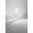Fabas Luce Luminaria de pared empotrable SWAY cuadrado, indirecta, conmutable IP65, blanco 
