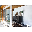 Faro floor lamp GUADALUPE E27 IP20, green, black matt 