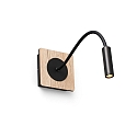 Faro Luminaria de pared MOOD LED IP20, roble 