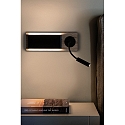 Faro Luminaria de pared MOOD LED IP20, roble 