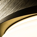 Luminaria de pared y techo TENDER LED IP20, negro mate 