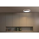 Luminaria de pared y techo TENDER LED IP20, negro mate 