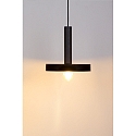 Luminaria colgante WHIZZ E27 IP20, dorado, negro 