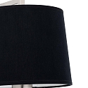 Faro wall luminaire FRAME E27 IP20, nickel matt, black 