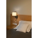 wall luminaire FRAME E27 IP20, beige, antique gold 