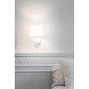 Faro wall luminaire SAVOY E27 IP20, white 