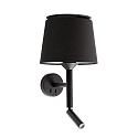 wall luminaire SAVOY E27 IP20, black 