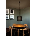 Luminaria colgante SAVOY E27 IP20, negro 