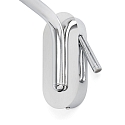 Faro wall luminaire ETERNA E27 IP20, chrome, black 
