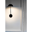 Faro Luminaria de pared PURE LED IP20, negro mate, blanco 