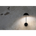 Faro Luminaria de pared PURE LED IP20, negro mate, blanco 