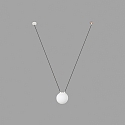 Faro Luminaria colgante MINE E27 IP20, blanco mate 