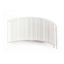 Luminaria de pared LINDA de 2 llamas E27 IP20, beige, blanco mate 