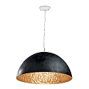 Luminaria colgante MAGMA E27 IP20, dorado, negro 