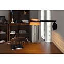 wall luminaire LOOP LED IP20, black matt 