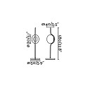 Luminaria de mesa LE VITA IP20, negro mate regulable