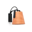 Luminaria de pared STOOD E27 IP20, negro mate 
