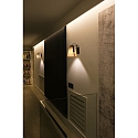 Faro Luminaria de pared STOOD E27 IP20, negro mate 