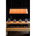 Faro Luminaria colgante STOOD de 5 llamas E27 IP20, negro mate 
