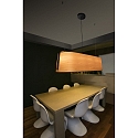 Faro Luminaria colgante STOOD de 5 llamas E27 IP20, negro mate 