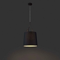 pendant luminaire TREE E27 IP20, black matt 
