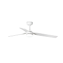 Faro Ceiling fan PUNT M with remote control IP20, white matt