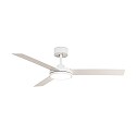 Faro Ceiling fan BARTH with remote control IP20, white matt