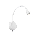 Luminaria de pared LOKE LED IP20, blanco mate 