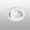 Faro Luminaria empotrable para techos ARGON redondo, giratorio GU10 IP20, blanco mate 