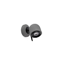 Luminaria de pared STONE GU10 IP20, gris 