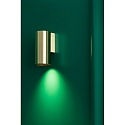 Faro wall luminaire STAN GU10 IP20, gold, satined 