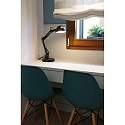 Luminaria de mesa BAOBAB inclinable E14 IP20, negro mate 