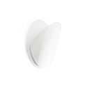 Luminaria de pared OVO R7S IP20, blanco mate 