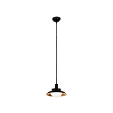 Luminaria colgante SIDE G9 IP20, negro mate 
