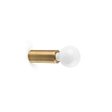 Luminaria de pared TEN E27 IP20, oro antiguo 