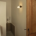 wall luminaire DANUBIO LED IP44, bronze 
