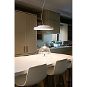 Faro Luminaria colgante DOLME LED IP20, blanco mate 