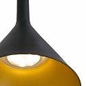 pendant luminaire PAM LED IP20, black 