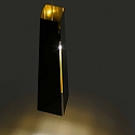 Faro Luminaria colgante PLUMA conmutable IP20, negro mate 