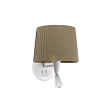 wall luminaire SAMBA E27 IP20, green, white matt 