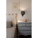 Faro Luminaria de pared SAMBA E27 IP20, verde, negro mate 