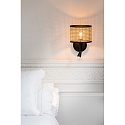 Faro Luminaria de pared MAMBO E27 IP20, negro mate 