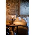 Faro Luminaria de mesa MAMBO E27 IP20, negro mate 