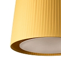 Faro Luminaria colgante SAMBA de 5 llamas E27 IP20, amarillo, negro mate 